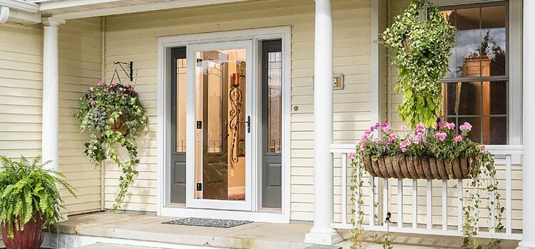 screen door installation in Old Fig Garden